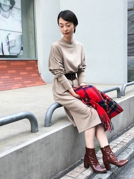 nano・universe 鳴海有加さんのコーディネート