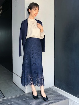 nano・universe 鳴海有加さんのコーディネート