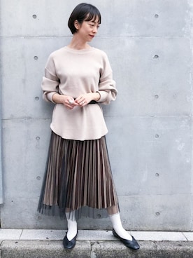 nano・universe 鳴海有加さんのコーディネート