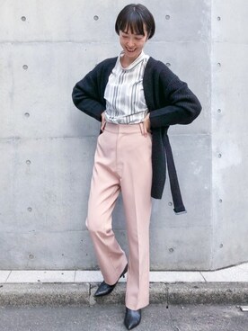 nano・universe 鳴海有加さんのコーディネート