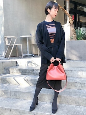 nano・universe 鳴海有加さんのコーディネート