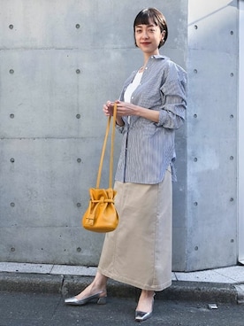 nano・universe 鳴海有加さんのコーディネート