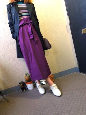 zawAさん（レディース・155cm）の冬コーディネート