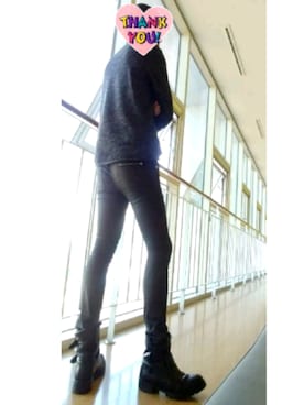 「A（エィス）のアイテム（パンツ）」を使った、stevenさん（メンズ・174cm）の秋コーディネート