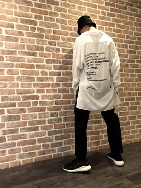 「L.H.P（エルエイチピー）のアイテム（帽子）」を使った、Kazuki Yanaiさん（メンズ・182cm）の春コーディネート