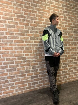 「L.H.P（エルエイチピー）のアイテム（パンツ）」を使った、Kazuki Yanaiさん（メンズ・182cm）の秋コーディネート