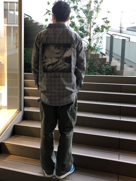 「L.H.P Private Brand（エルエイチピープライベートブランド）のアイテム」を使った、Kazuki Yanaiさん（メンズ・182cm）の冬コーディネート