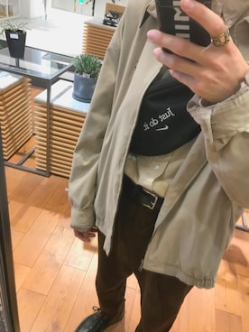 「オシャレパッソ」｜のすけーさん（メンズ・177cm）の秋コーディネート