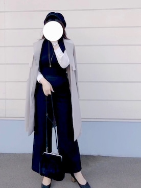 「SNIDEL（スナイデル）のアイテム（スラックス）」を使った、ハジェイ さん（レディース・167cm）の秋コーディネート