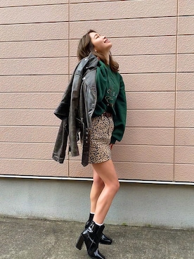 MOUSSY(マウジー)の「LEATHER RIDERS ジャケット(ライダース ...