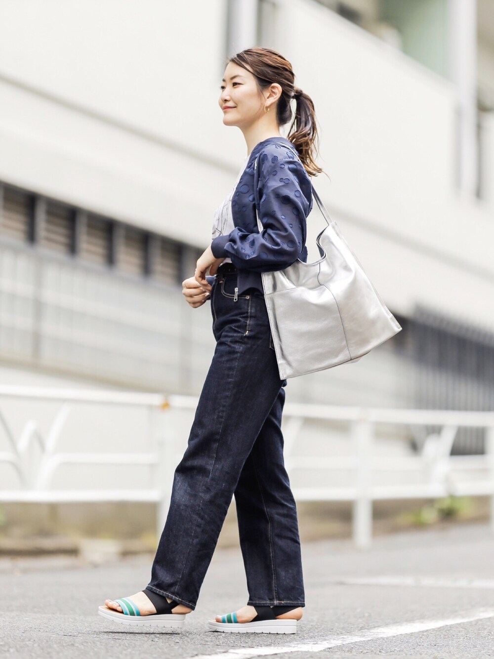 ear PAPILLONNER（イアパピヨネ）の「ドットシフォンブルゾン(Web限定 