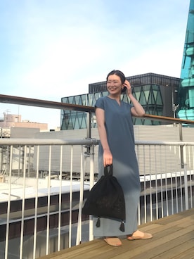 「イアパピヨネ」｜「アイテム（サンダル）」を使った、ear_yamadaさん（レディース・159cm）の春コーディネート