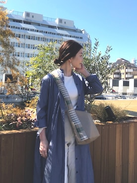 「イアパピヨネ」｜「アイテム（アクセサリー）」を使った、ear_yamadaさん（レディース・159cm）の春コーディネート