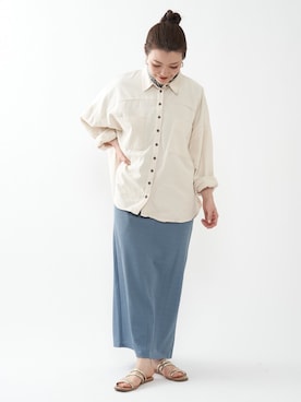 「イアパピヨネ」｜「アイテム（サンダル）」を使った、ear_yamadaさん（レディース・159cm）の春コーディネート