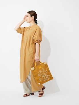 「イアパピヨネ」｜「アイテム（ワンピース/ドレス）」を使った、ear_yamadaさん（レディース・159cm）の夏コーディネート