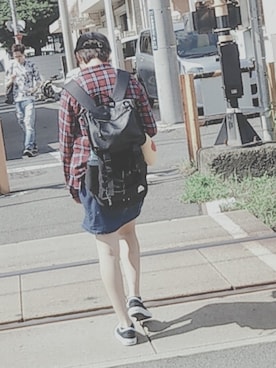 「CURRENT（カレント）のアイテム」を使った、あやかさん（レディース・156cm）の秋コーディネート