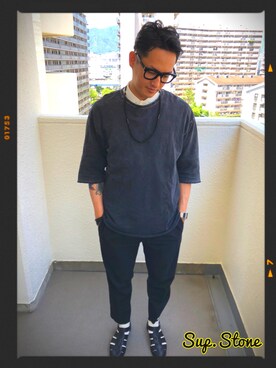 Sup.Stoneさん（メンズ・170cm）の夏コーディネート