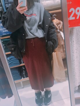 「ストリート服が好き」｜「アイテム（ブルゾン）」を使った、リ エさん（レディース・158cm）の秋コーディネート