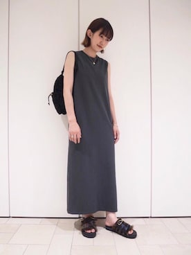 「PHILIPPE AUDIBERT（フィリップ オーディベール）の＜PHILIPPE AUDIBERT（フィリップオーディベール）＞メダルネックレス ∴（ネックレス）」を使った、佐藤 舞香さん（レディース・168cm）の夏コーディネート