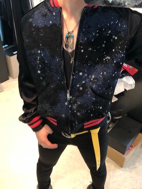 「CHRISTIAN DADA（クリスチャンダダ）のアイテム（ブルゾン）」を使った、bo_ri_さん（メンズ・173cm）の秋コーディネート