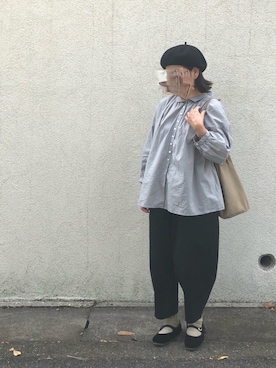 「カンフーシューズ」｜ uu.さん（レディース・152cm）の秋コーディネート