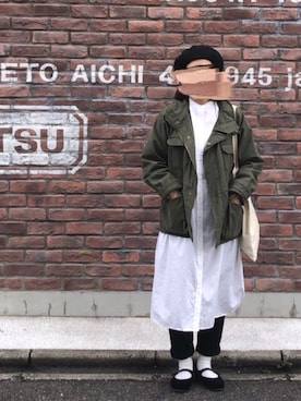 「カンフーシューズ」｜ uu.さん（レディース・152cm）の春コーディネート