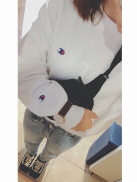 「Daniel Wellington（ダニエルウェリントン）の【Daniel Wellington】レザーバンド３６ＭＭ（アナログ腕時計）」を使った、coco,nico*さん（レディース・157cm）の秋コーディネート