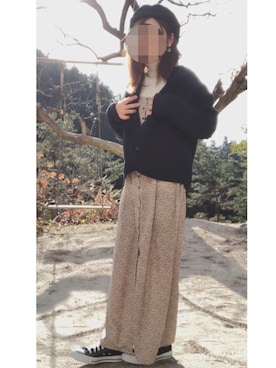 「Daniel Wellington（ダニエルウェリントン）の【Daniel Wellington】レザーバンド３６ＭＭ（アナログ腕時計）」を使った、coco,nico*さん（レディース・157cm）の冬コーディネート