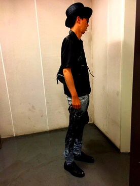 hachiさん（メンズ・186cm）の夏コーディネート