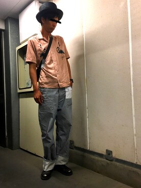 hachiさん（メンズ・186cm）の秋コーディネート