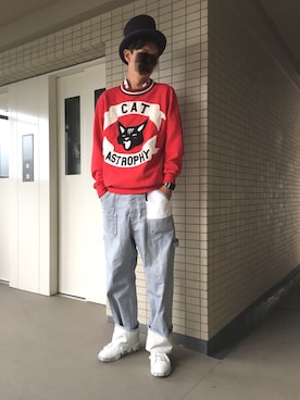 「LORO（ロロ）のアイテム」を使った、hachiさん（メンズ・186cm）の秋コーディネート