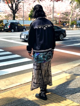 「LouisVuitton」｜「アイテム（ブルゾン）」を使った、hachiさん（メンズ・186cm）の春コーディネート