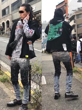 hachiさん(メンズ・186cm)の春コーディネート