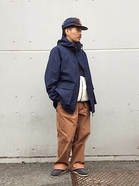 「SHIPS any（シップス エニィ）のアイテム（マウンテンパーカー）」を使った、今若さん（メンズ・165cm）の秋コーディネート
