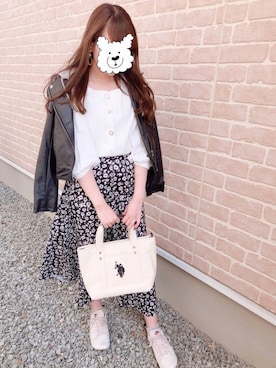 ぱぴこ❤︎さん（レディース・157cm）の春コーディネート