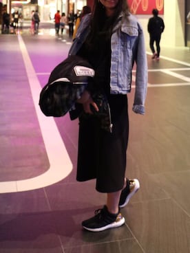 「Dickies（ディッキーズ）のアイテム（その他アウター）」を使った、Gさん（レディース・166cm）の冬コーディネート