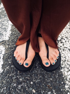 「アイテム（ハンドケア/ハンドクリーム、ブルー系）」を使った、yさん（レディース・159cm）の夏コーディネート