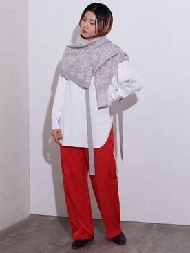 「note et silence （ノートエシロンス）のアイテム（トップス）」を使った、yさん（レディース・159cm）の冬コーディネート