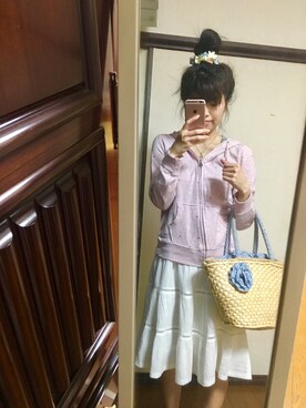 「iiMK（アイアイエムケー）のアイテム」を使った、りりさん（レディース・155cm）の春コーディネート