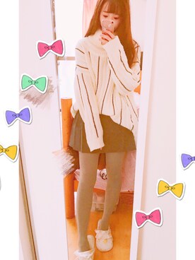 做个仙女_Janiceさん（レディース・158cm）の冬コーディネート