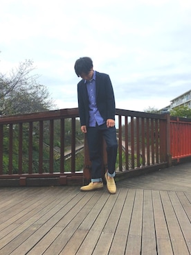 ツクモはやとさん（メンズ・172cm）の秋コーディネート