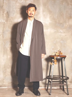 「unfil（アンフィル）のアイテム（ジャケット/アウター）」を使った、kzk0410さん（メンズ・177cm）の秋コーディネート