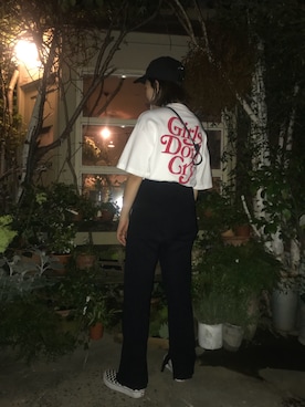 「MIN-NANO（ミンナノ）のアイテム」を使った、marisungさん（レディース・158cm）の夏コーディネート