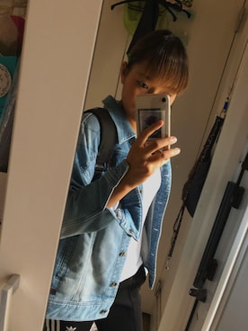 「ROXY（ロキシー）のアイテム（ジャケット/アウター）」を使った、miuuuuuさん（レディース・157cm）の夏コーディネート