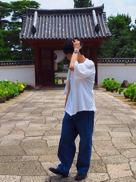 azusaさん（メンズ・175cm）の夏コーディネート