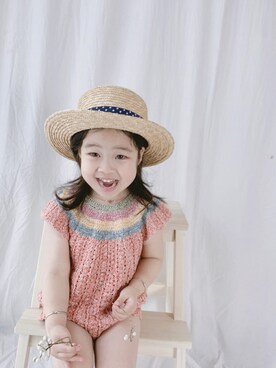 「Mia   （ミア）のアイテム（トップス）」を使った、mammamiaさん（レディース・90cm）の春コーディネート