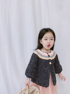 「Mia   （ミア）のアイテム（トップス）」を使った、mammamiaさん（レディース・90cm）の春コーディネート