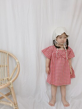 「Mia   （ミア）のアイテム（トップス）」を使った、mammamiaさん（レディース・90cm）の春コーディネート