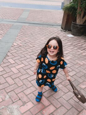 「Mia   （ミア）のアイテム（トップス）」を使った、mammamiaさん（レディース・90cm）の春コーディネート