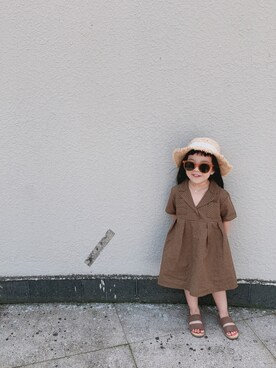 「Mia   （ミア）のアイテム（トップス）」を使った、mammamiaさん（レディース・90cm）の春コーディネート